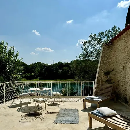Villa Mas Provencal D'exception Avec - Terrasse 130 M2 - Parking Prive Et A Pied - Depart Des Gorges De L'ardeche *